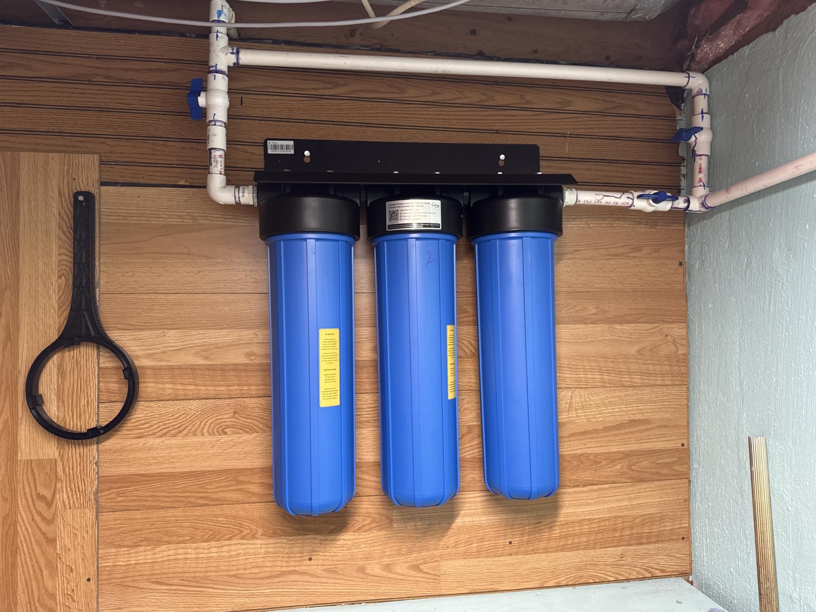 iSpring WGB32B-PF PFAS Whole House Water Filter System, 1