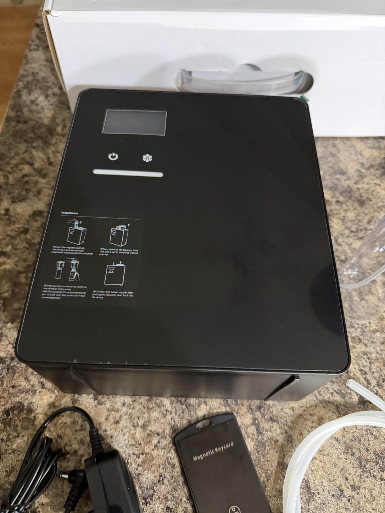 Waterless Essential Oil Diffuser 5000 Sq.Ft Coverage for Large Home, Hotel, or Office, 200ml Cold Air Scent Diffuser Machine with Bluetooth App Control, Quiet No-Heat HVAC Fragrance Diffuser customer photo 2