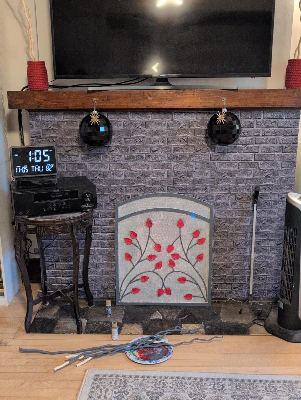 COMSTICKC 3D Faux Brick Wall Panels Peel and Stick customer photo 2