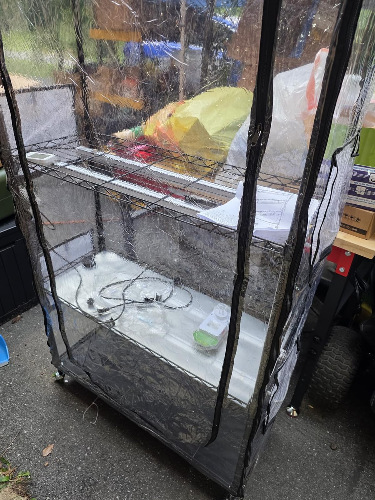 JESLED Indoor Greenhouse with Grow Light, 47.2x13.8x70IN customer photo 2
