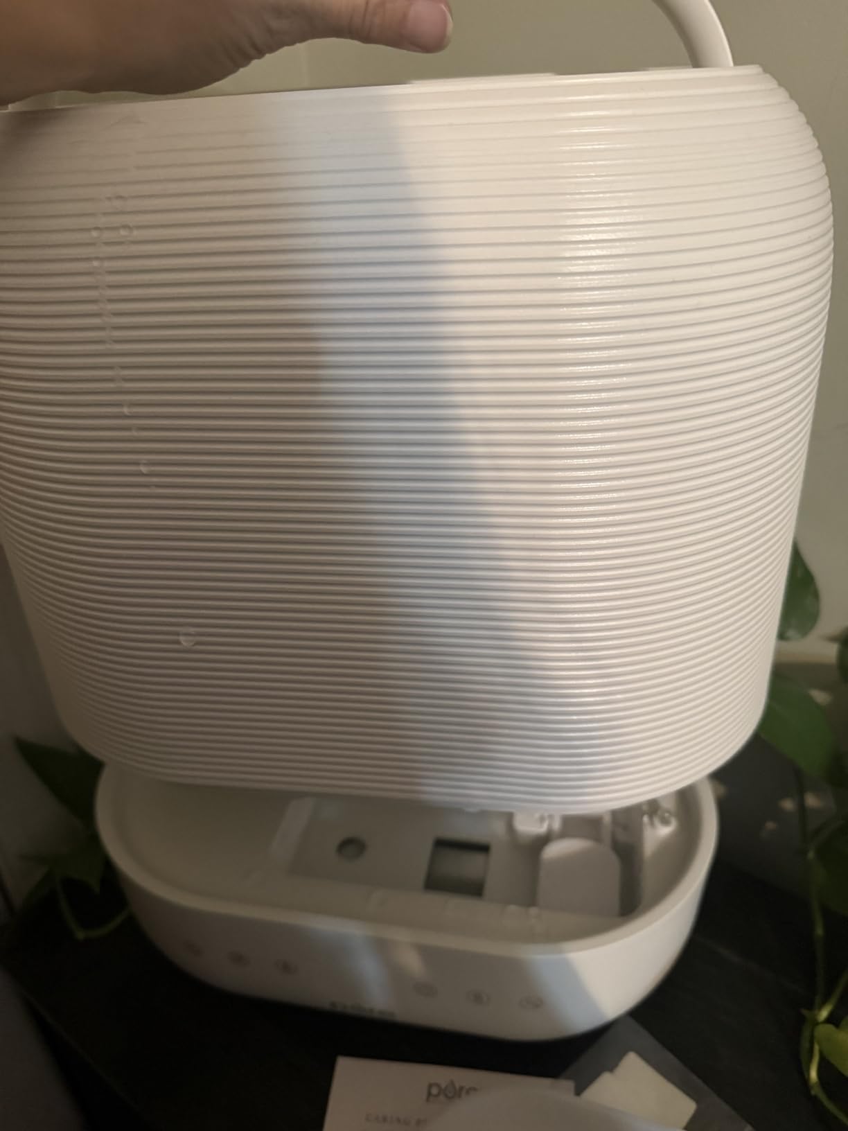 Pure Enrichment HUME Sense Warm & Cool Mist Top-Fill Humidifier, 2-Gal Tank, Up to 4.5 Days, Auto Humidity Sensor, 3 Mist Levels, Night Light, Aromatherapy, Sleep Mode & Auto Shut-Off customer photo 1