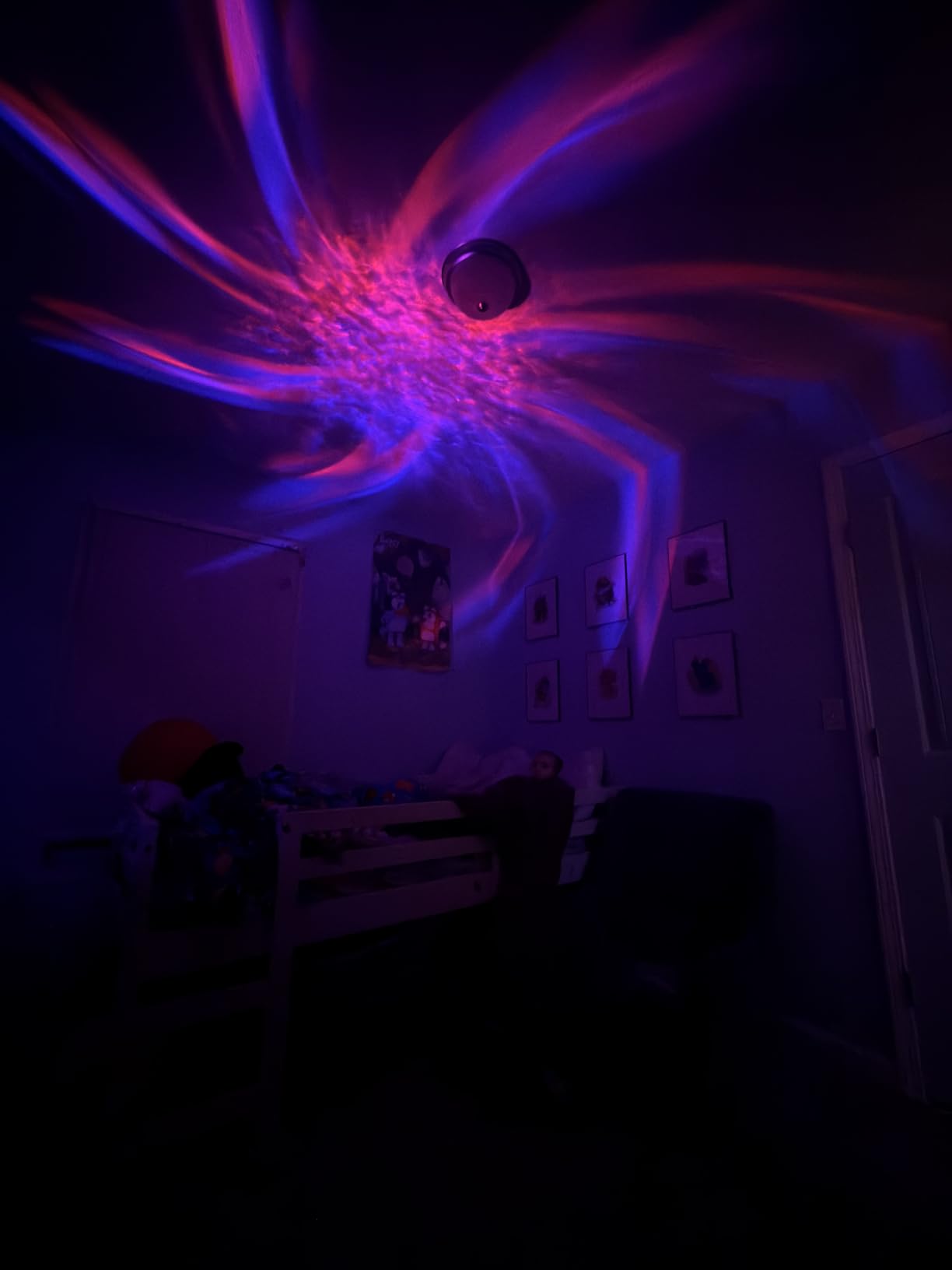 Rossetta Dual Lens Galaxy Star Aurora Projector Night Light for Bedroom customer photo 1