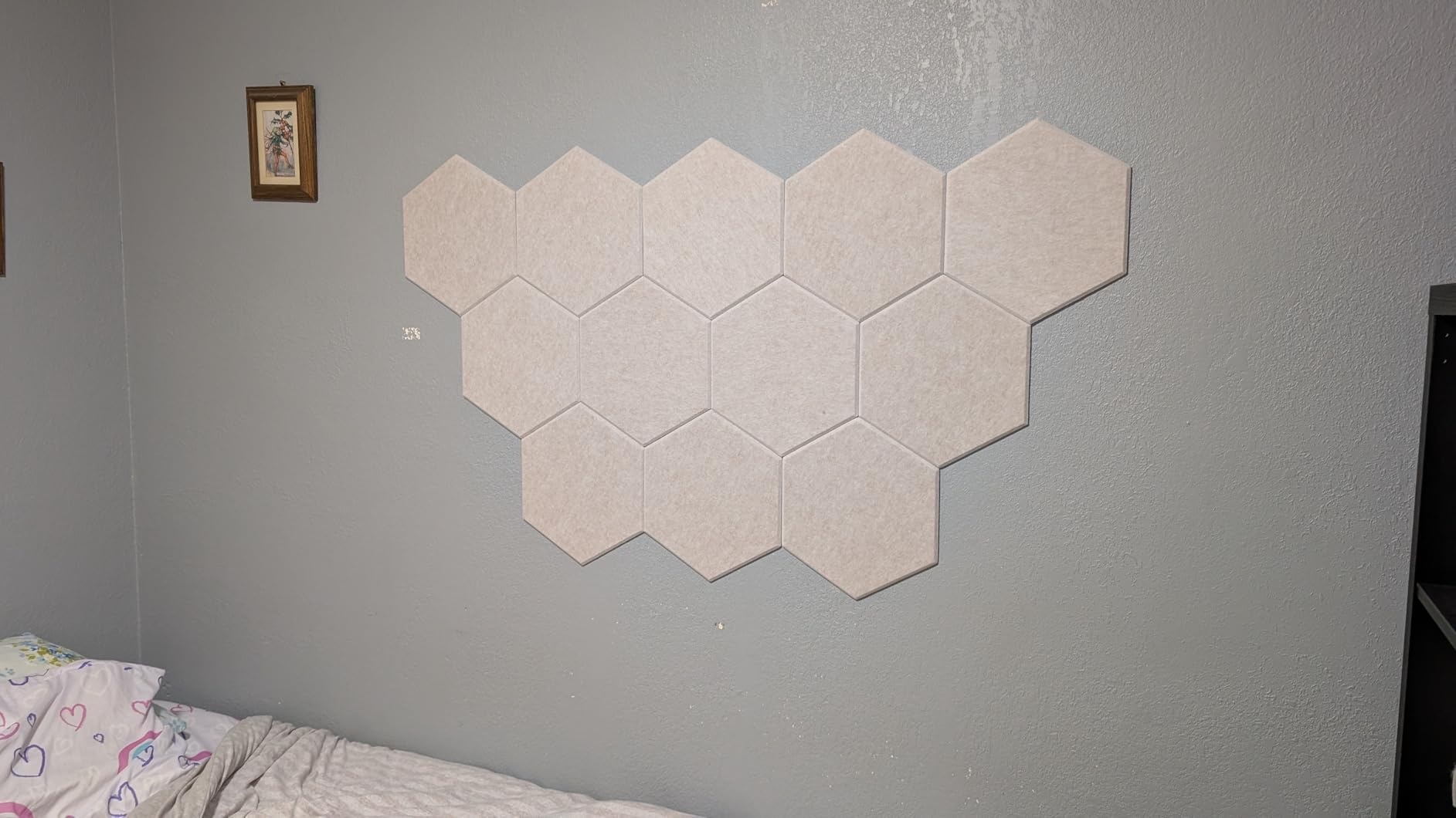 TONOR 12 Pack High Density Hexagon Acoustic Panels for Wall, 12