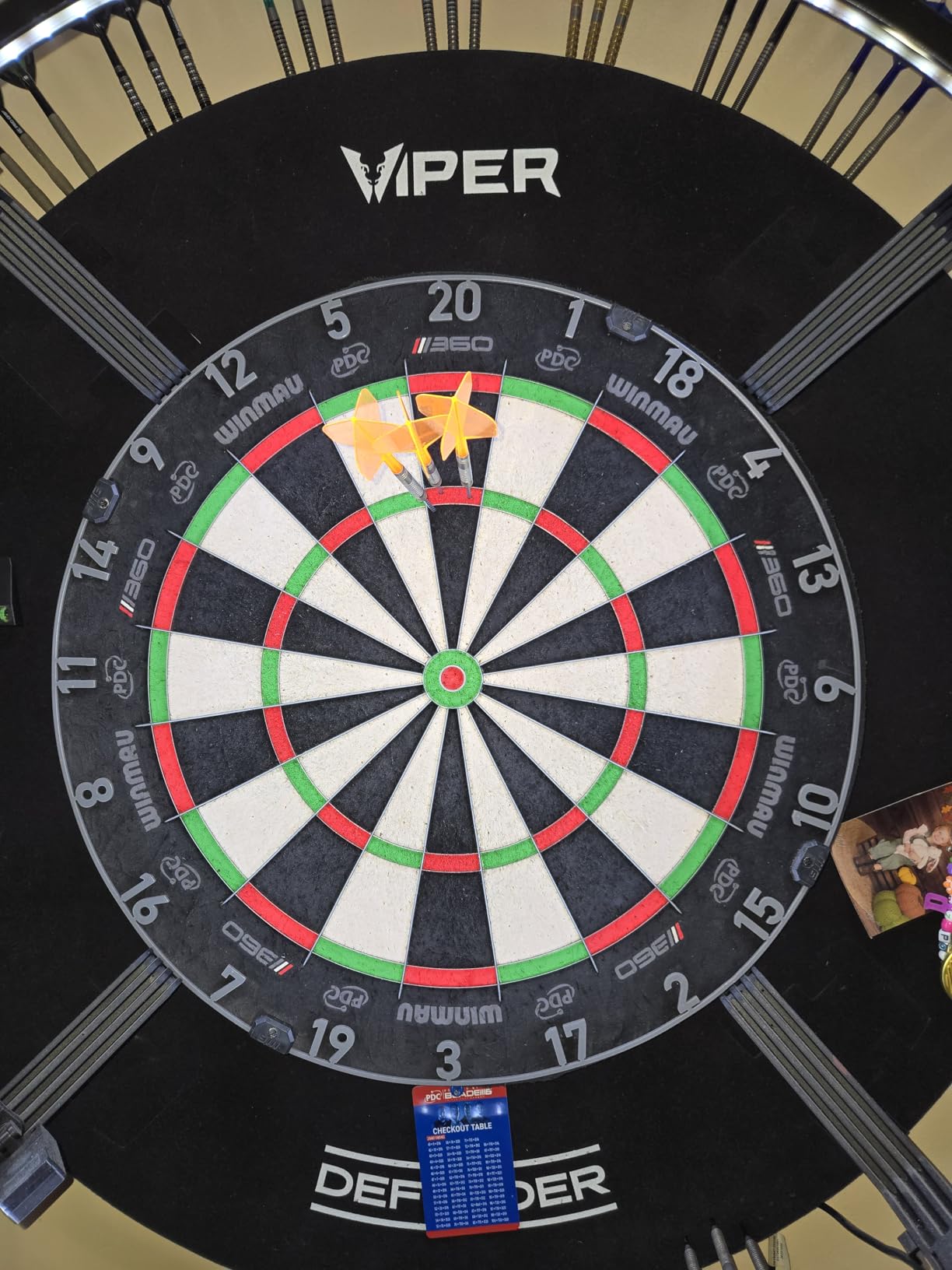 WINMAU Blade 360 ​​Dartboard– PDC Professional Board - Full Rotation System customer photo 2