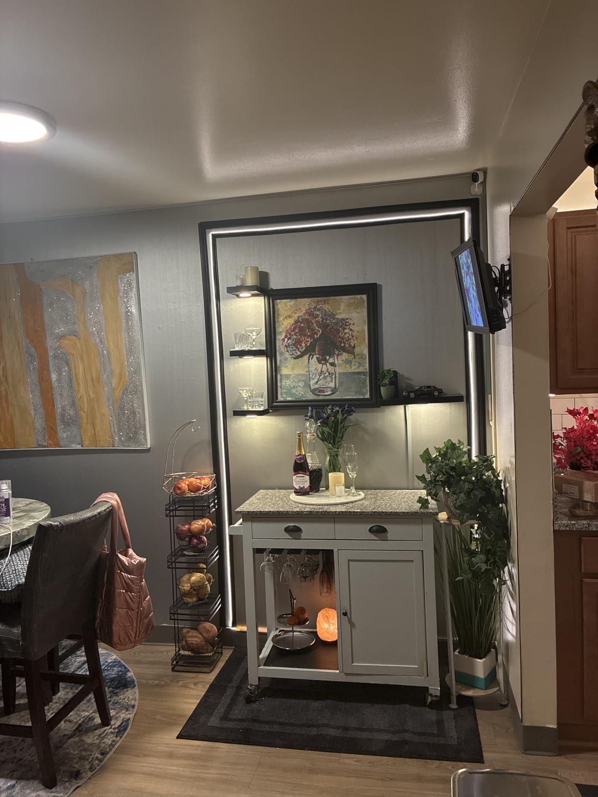 19.7ft Peel and Stick Chair Rail, 2.36 Inch, Stylish, White customer photo 2