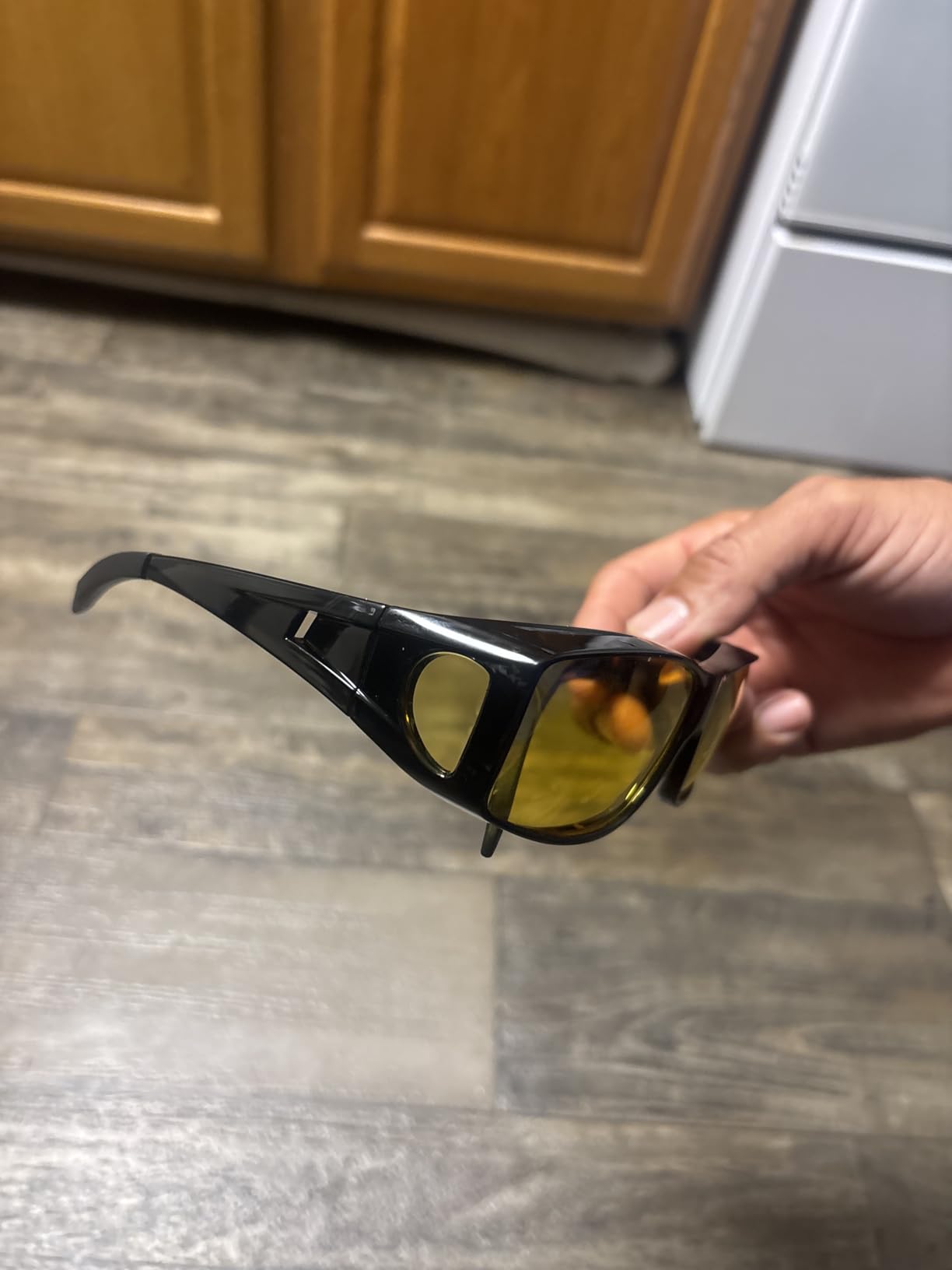 Night Vision Driving Glasses Men Women, HD Polarized Fit Over Glasses customer photo 2