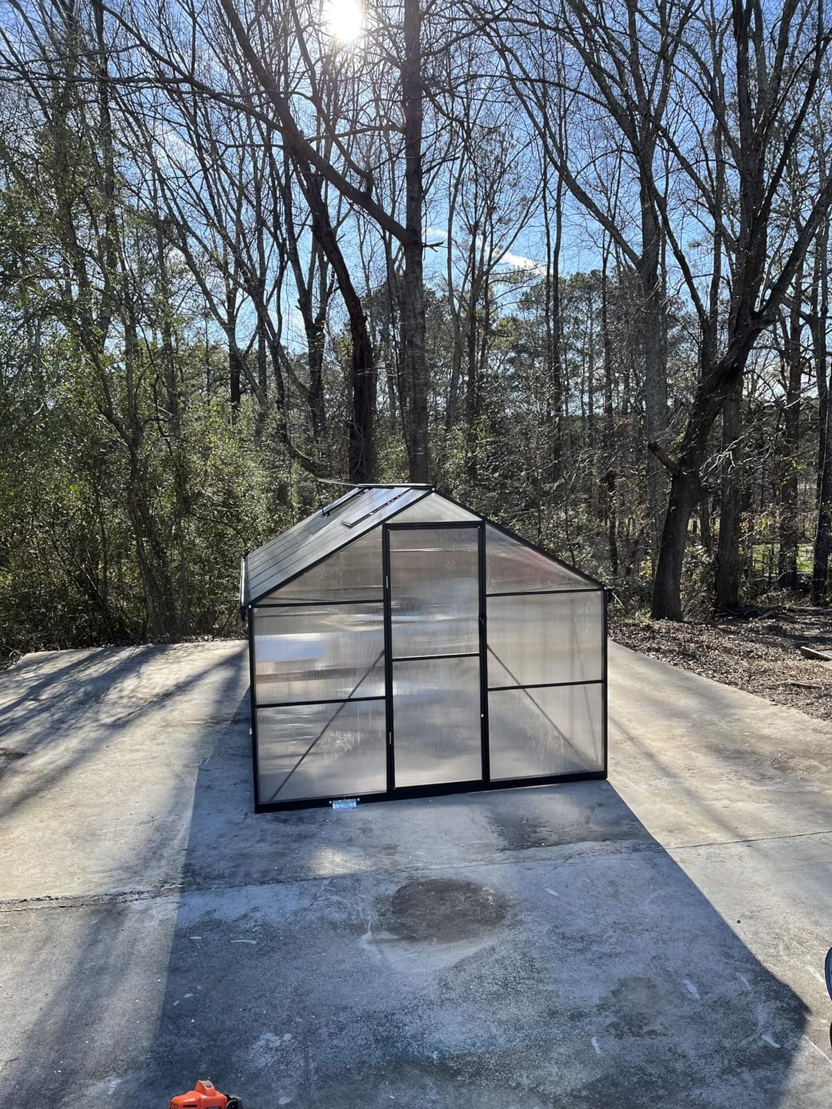 Jocisland 6x12 FT Walk-in Polycarbonate Greenhouse with 2 Top Windows customer photo 2