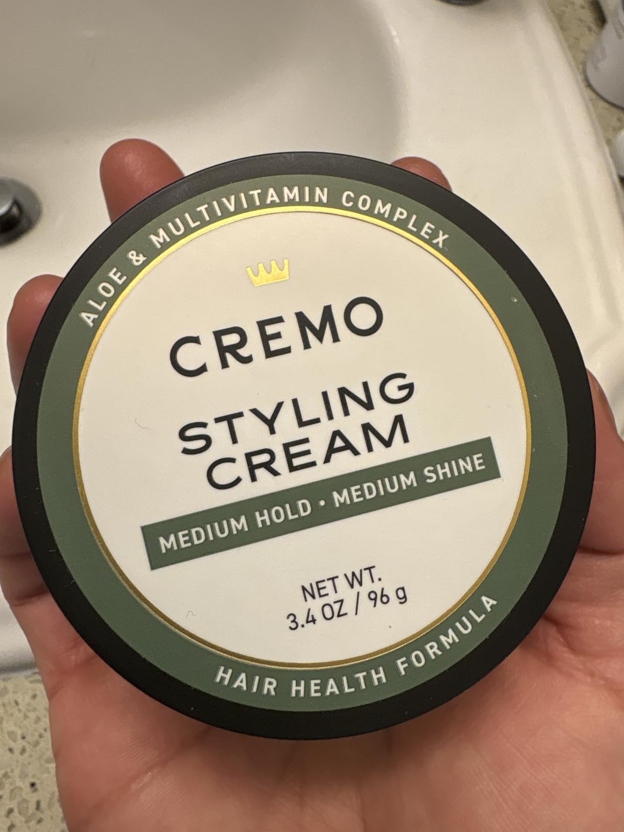 Cremo Hair Clay Pomade for Men, High Hold Matte Finish, 3.4 oz customer photo 1