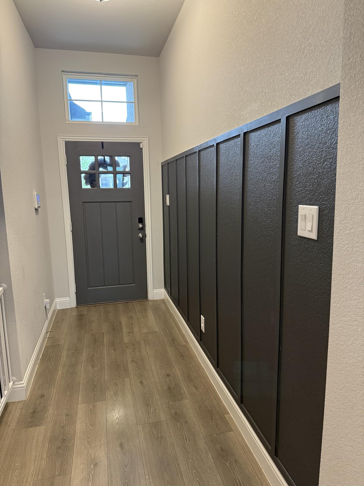 Weysat 1 Set Board and Batten Wall Panel Wainscoting Panel 157 x 63in customer photo 1