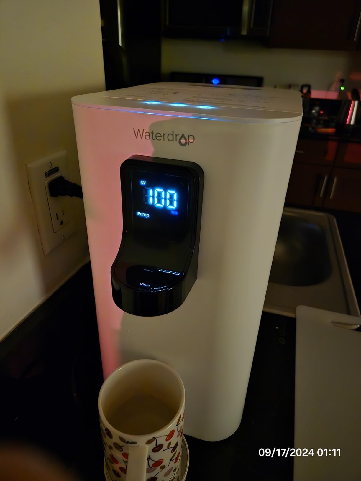 Waterdrop A2G Mineral Reverse Osmosis System Countertop, Instant Hot & Cold customer photo 1