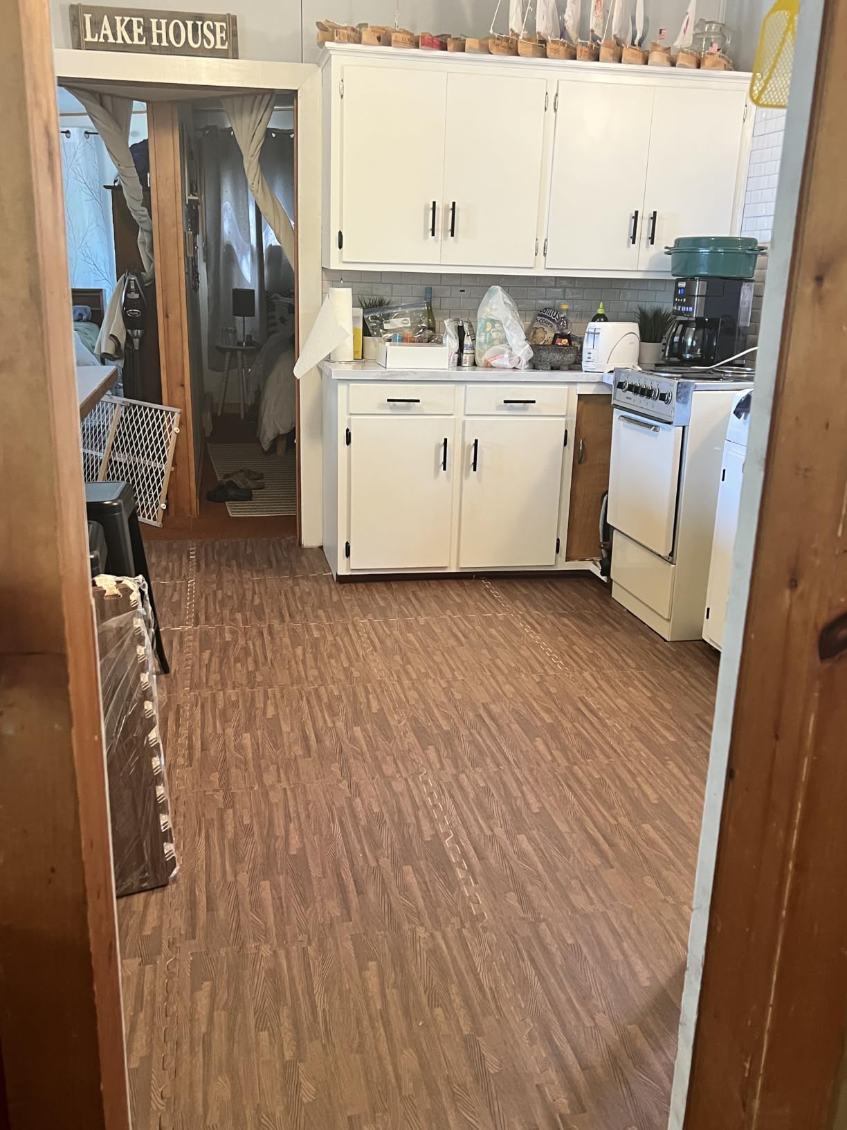 Sorbus Interlocking Wood Grain Foam Floor Tiles (36 Pack, Pine) customer photo 2