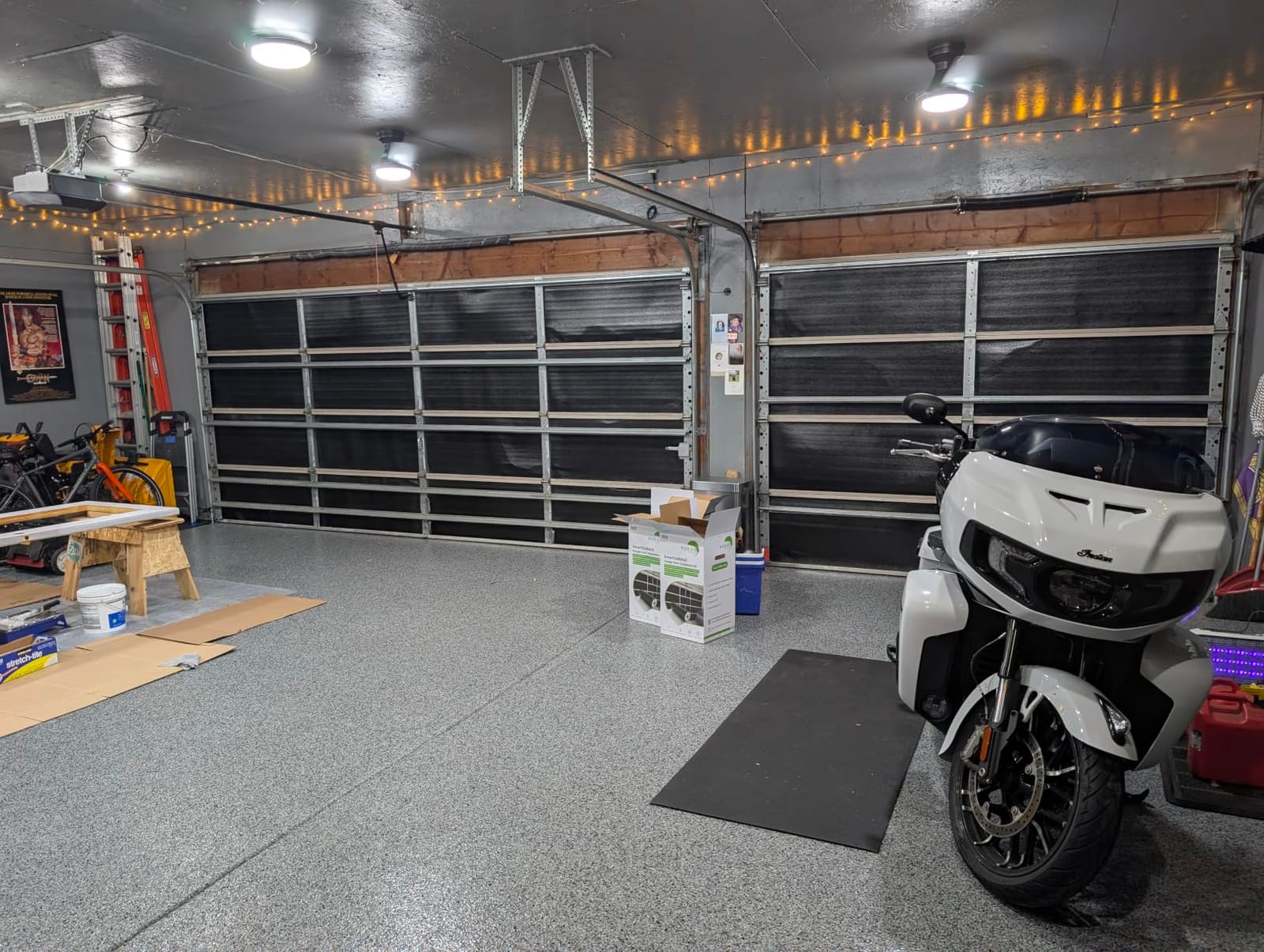 SmartGARAGE - Reflective Garage Door Insulation Kit (Black) customer photo 1