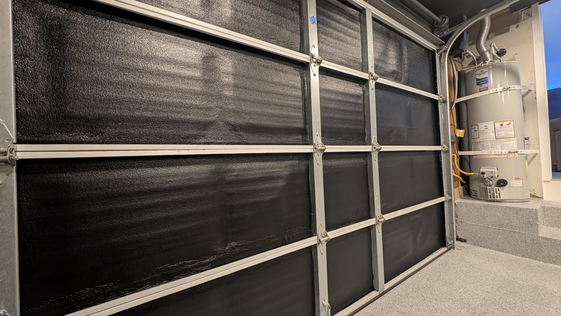 SmartGARAGE - Reflective Garage Door Insulation Kit (Black) customer photo 2