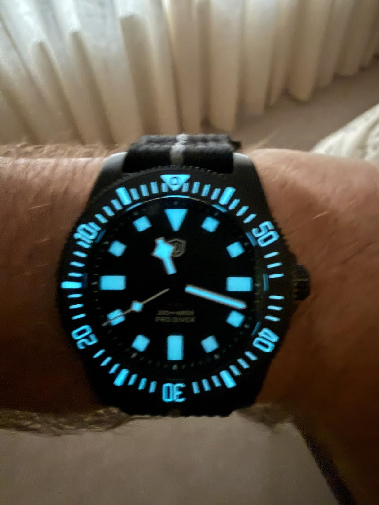 watchdives EXD 40mm Titanium Dive Watch,Japan VH31 Sweep Quartz Movement customer photo 1