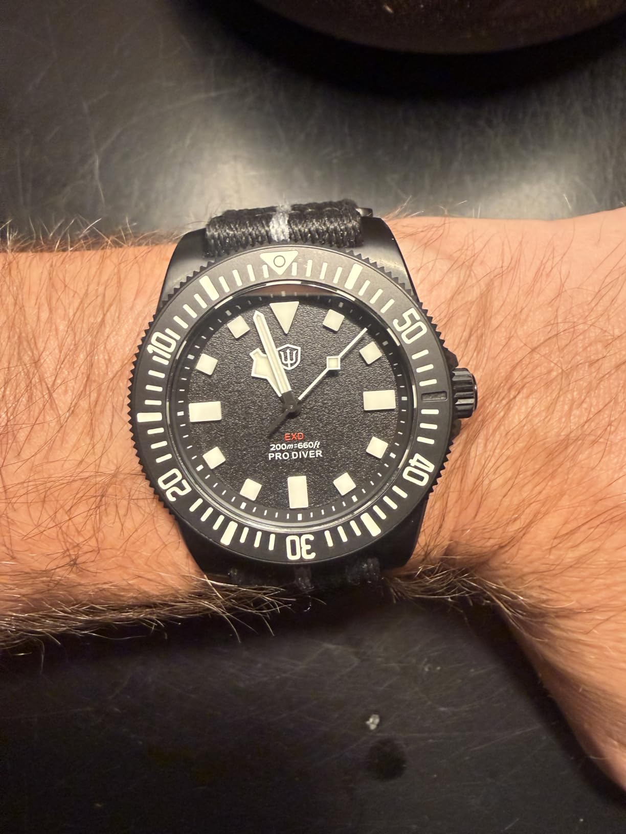 watchdives EXD 40mm Titanium Dive Watch,Japan VH31 Sweep Quartz Movement customer photo 2