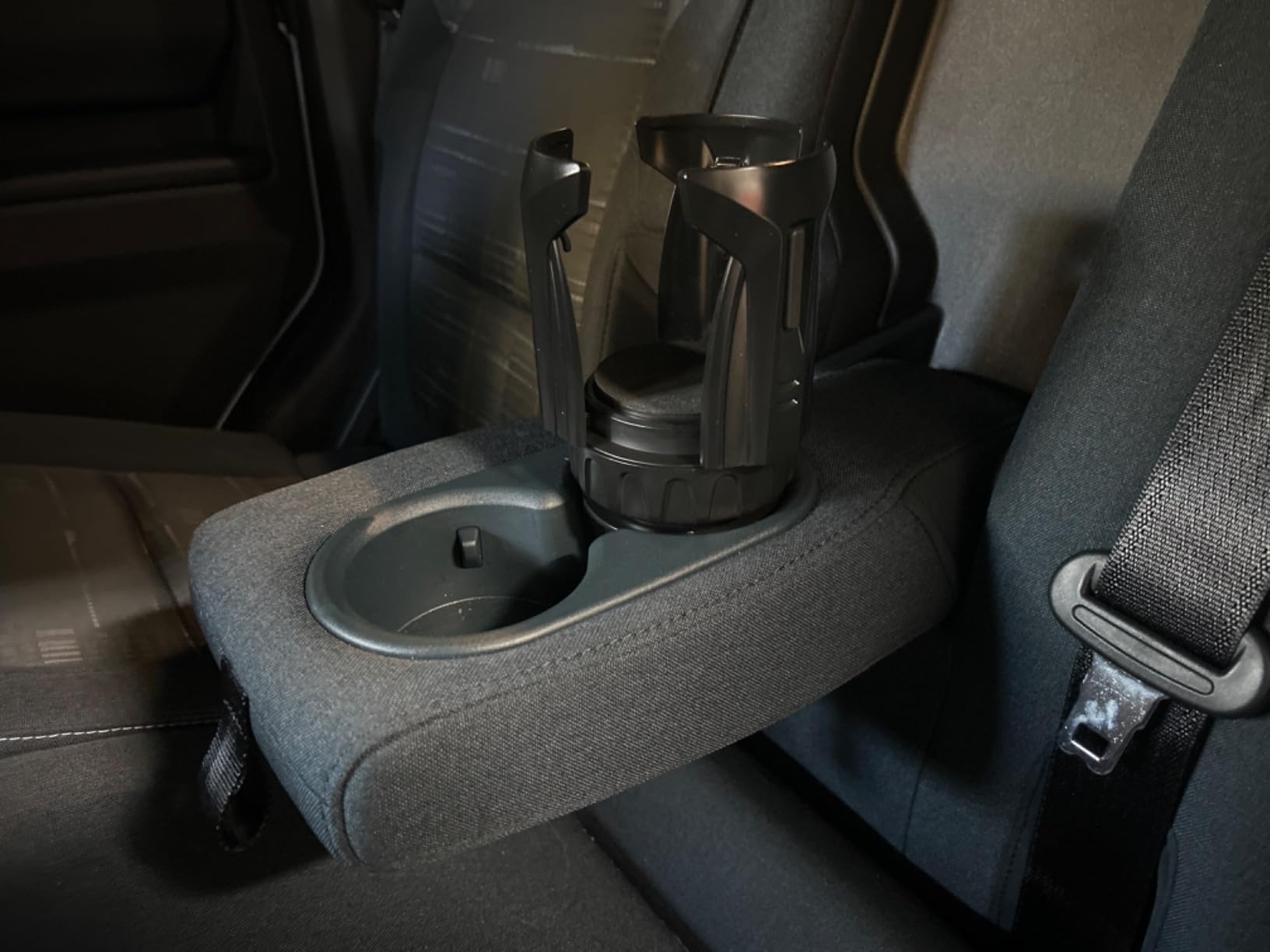 Cup Holder Expander (Adjustable Holder & Base, Auto-Fit Hold, One Button Open), Car Cup Holder Expander for Yeti, Hydro Flask, Nalgene, Owala, Bottles in 2.6