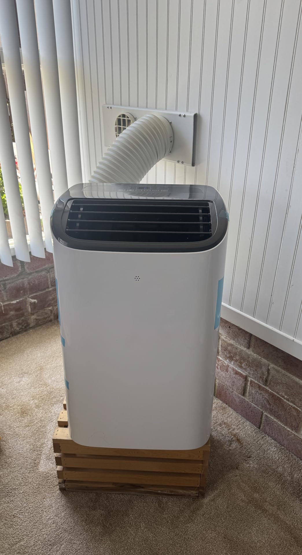 EnerGlow 12000BTU Portable Air Conditioner, 4-in-1 Cools 600 Sq.Ft, Quiet AC Unit with Fan & Dehumidifier, LED Display, Remote, Auto Swing, 24H Timer, Window Kit, for Bedroom/Office/Dorms/Apartment customer photo 2