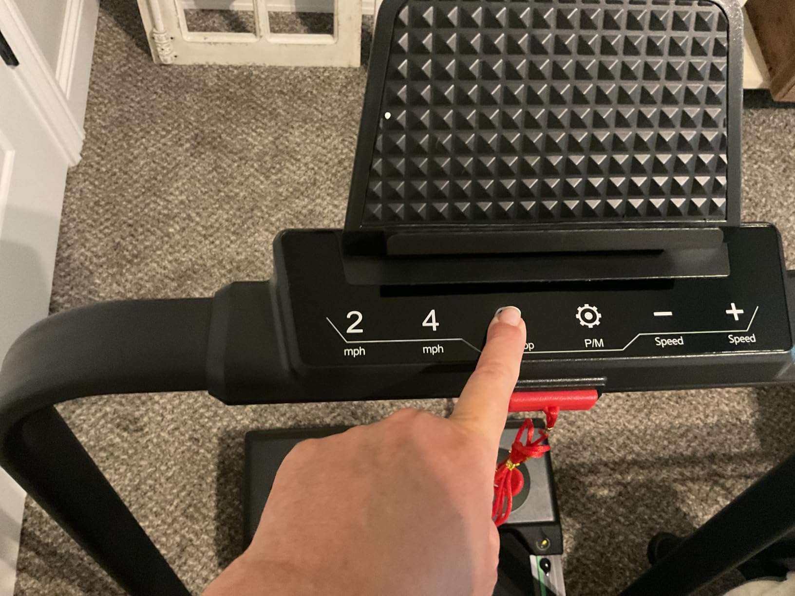 5 in 1 Foldable Treadmill, 7.5 MPH Treadmills for Home with App Compatible, Treadmill with 10% Incline, 3.0HP Brushless Drive, Remote Control and LED Display, 12 HIIT Programs, 400 LBS Capacity customer photo 2