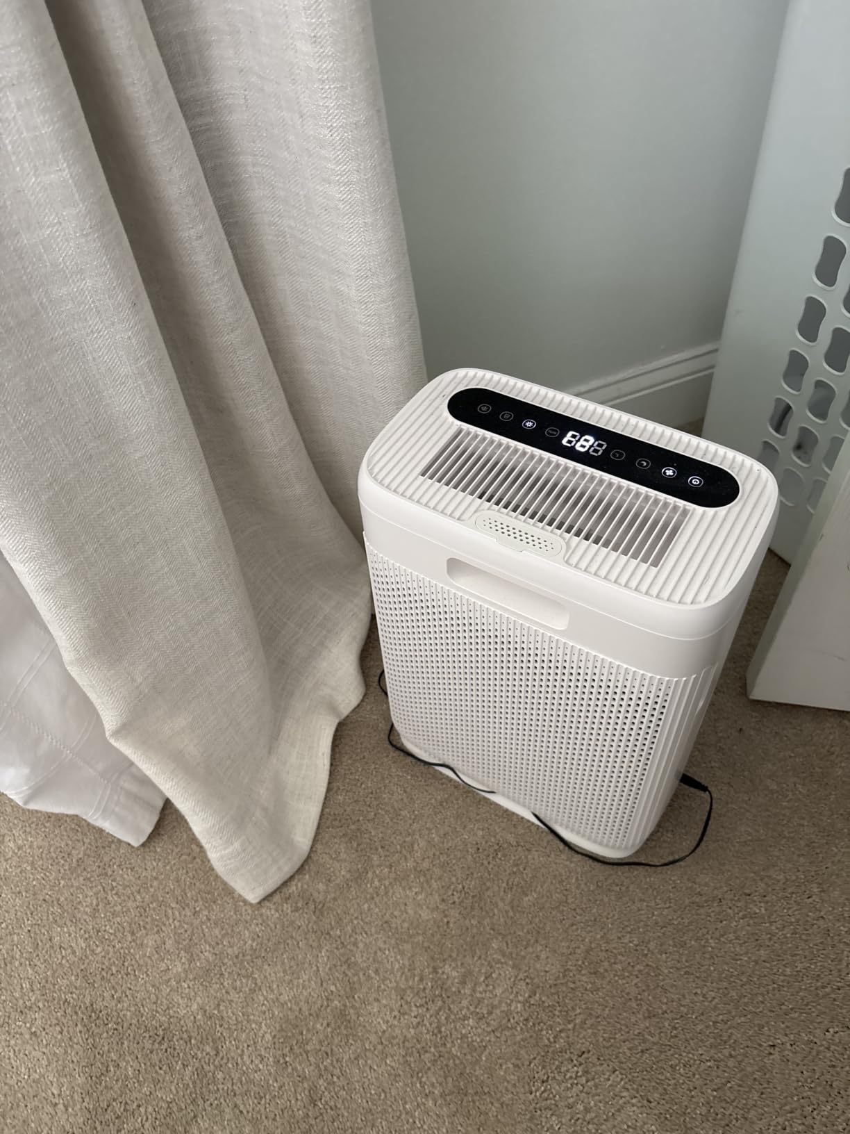 Air Purifiers for Home Large Room Up to 3000 sq ft, H13 HEPA Filter Washable, PM2.5 Air Quality Sensor, Quiet Sleep Mode, 8X Dual-Side Air Cleaner for Bedroom Pet Dander Smoke Dust Pollen customer photo 2