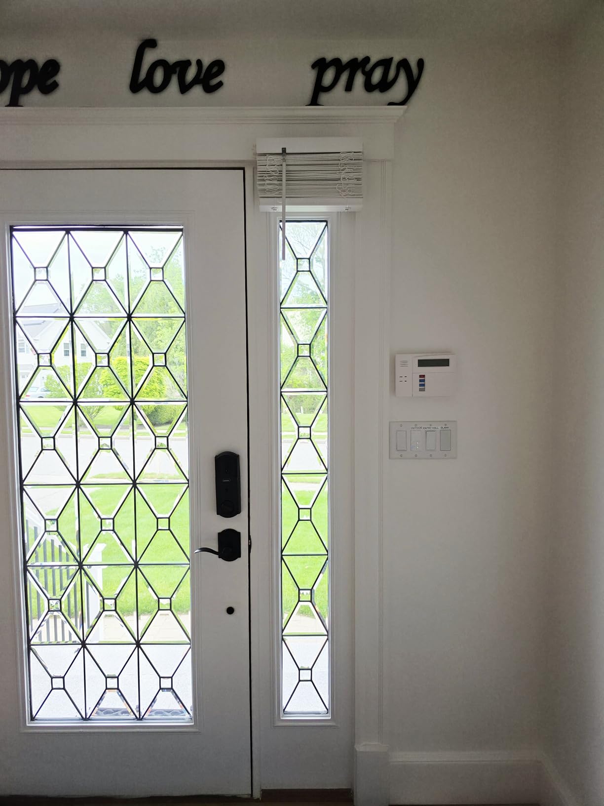Sidelight Blinds Narrow Window Shades, White, 10
