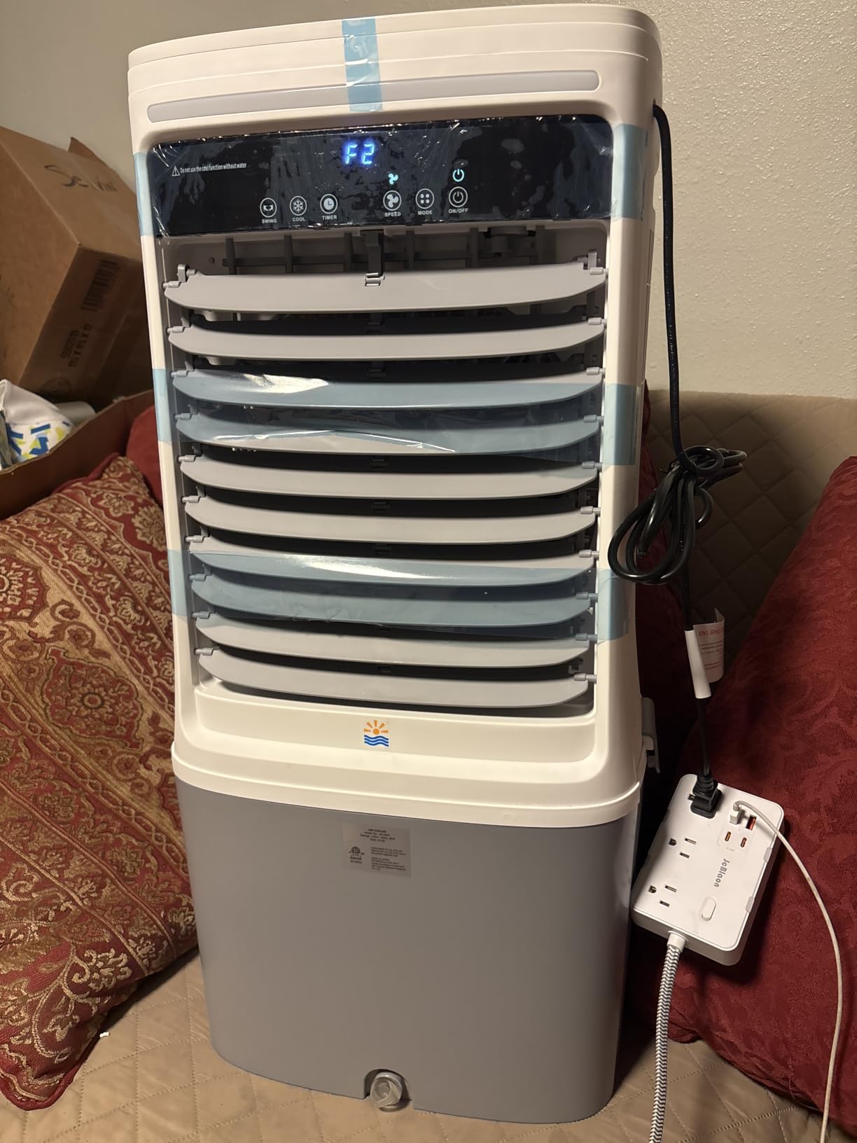 3-in-1 Portable Evaporative Air Cooler, Swamp Cooler air conditioner customer photo 2