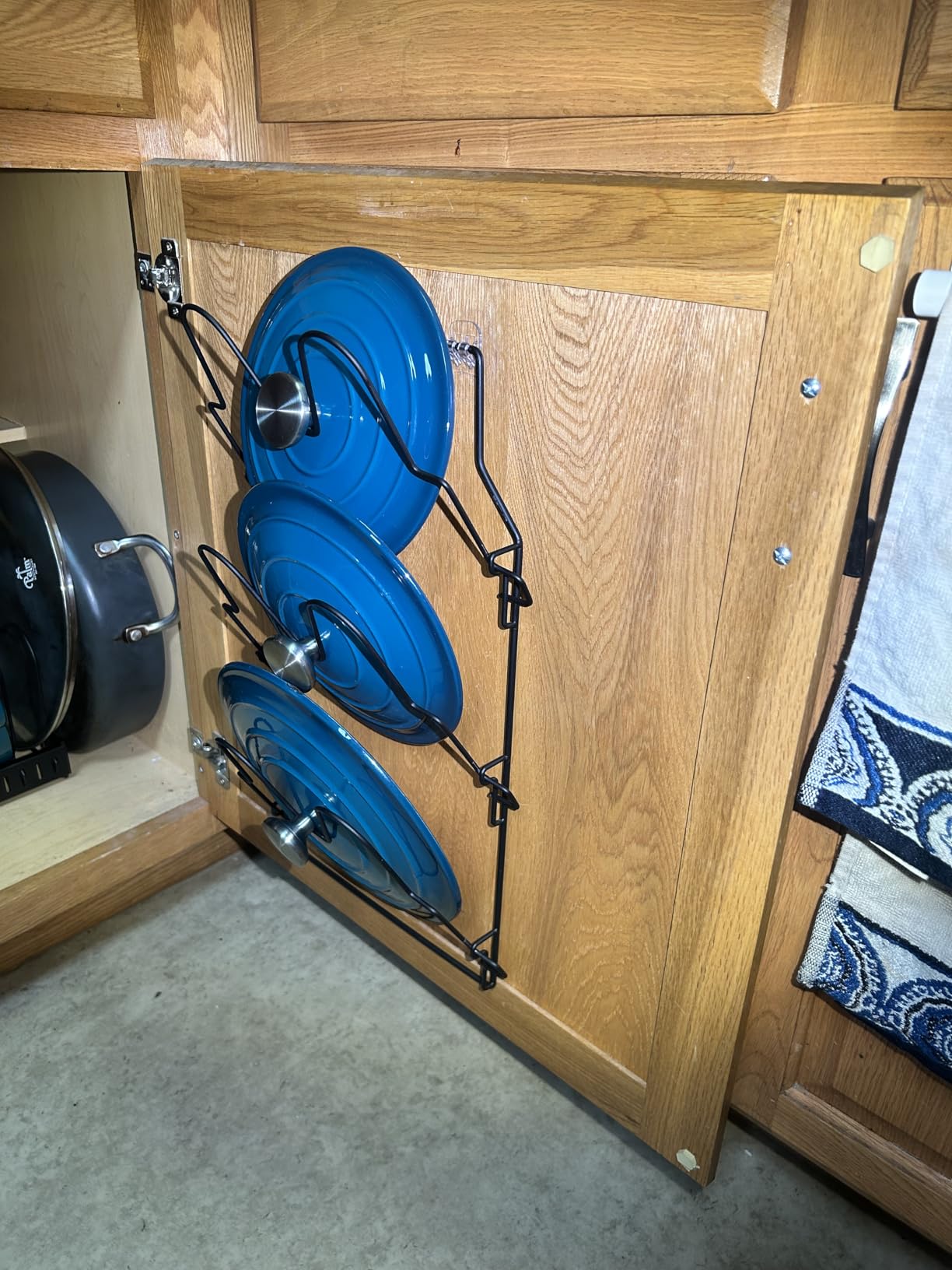 QuliMetal 5-Piece Navy Blue Enameled Cast Iron Cookware Set customer photo 2