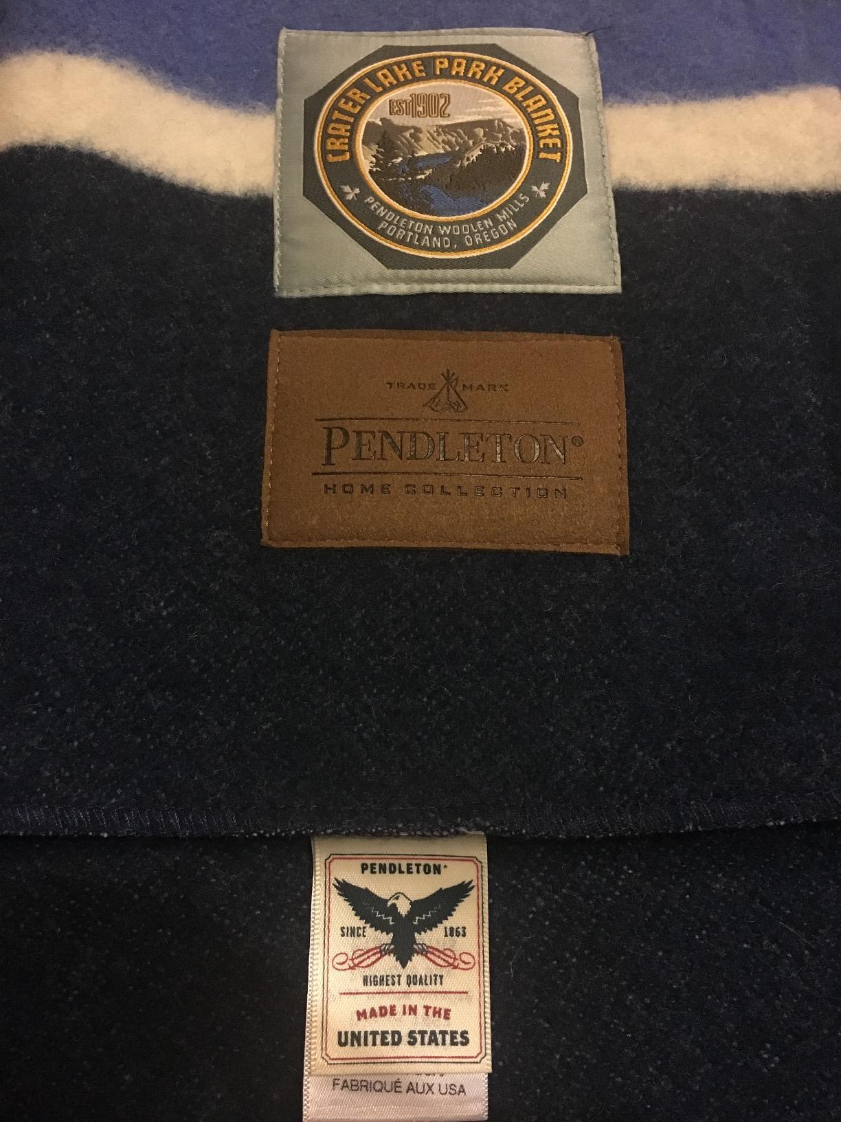 Pendleton National Park Blanket, 100% Wool Blanket, Iconic Park Stripes customer photo 1