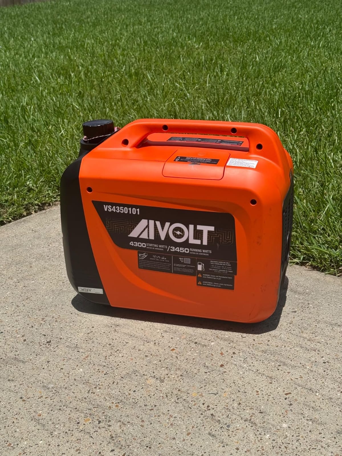 AIVOLT 8000W Dual Fuel Inverter Generator 50A RV Generator customer photo 2