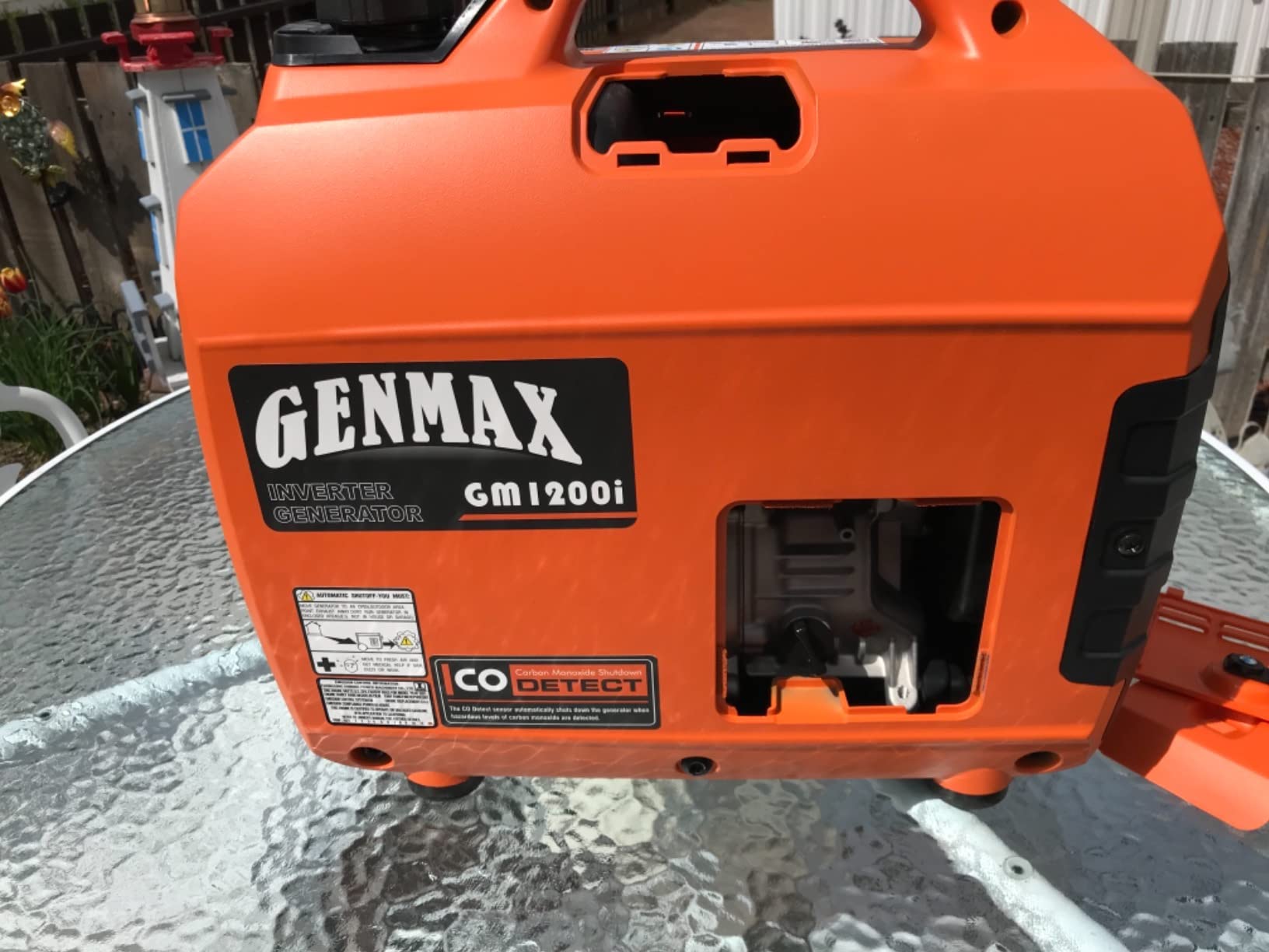 GENMAX 5500W Portable Hybrid Inverter Generator 2026,3800W Rated / 5500W Peak, Hybrid Boost Technology, CO Sensor, EPA Certified, Ultra-Quiet for RV Camping&Home Backup Emergency Power(GM5500iHD) customer photo 2