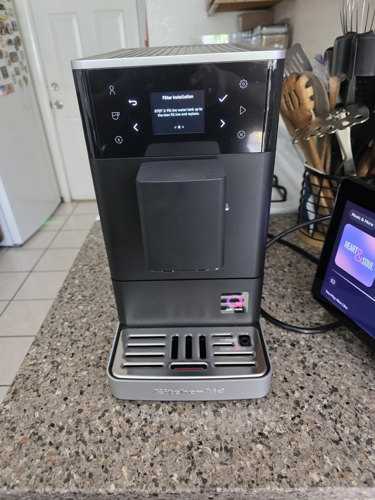 KitchenAid Fully Automatic Espresso Machine KF3 With Iced Coffee, KES8453 | 15+ Hot and Iced Coffee Options, Auto Milk System, Built-in Grinder, Black Matte customer photo 1