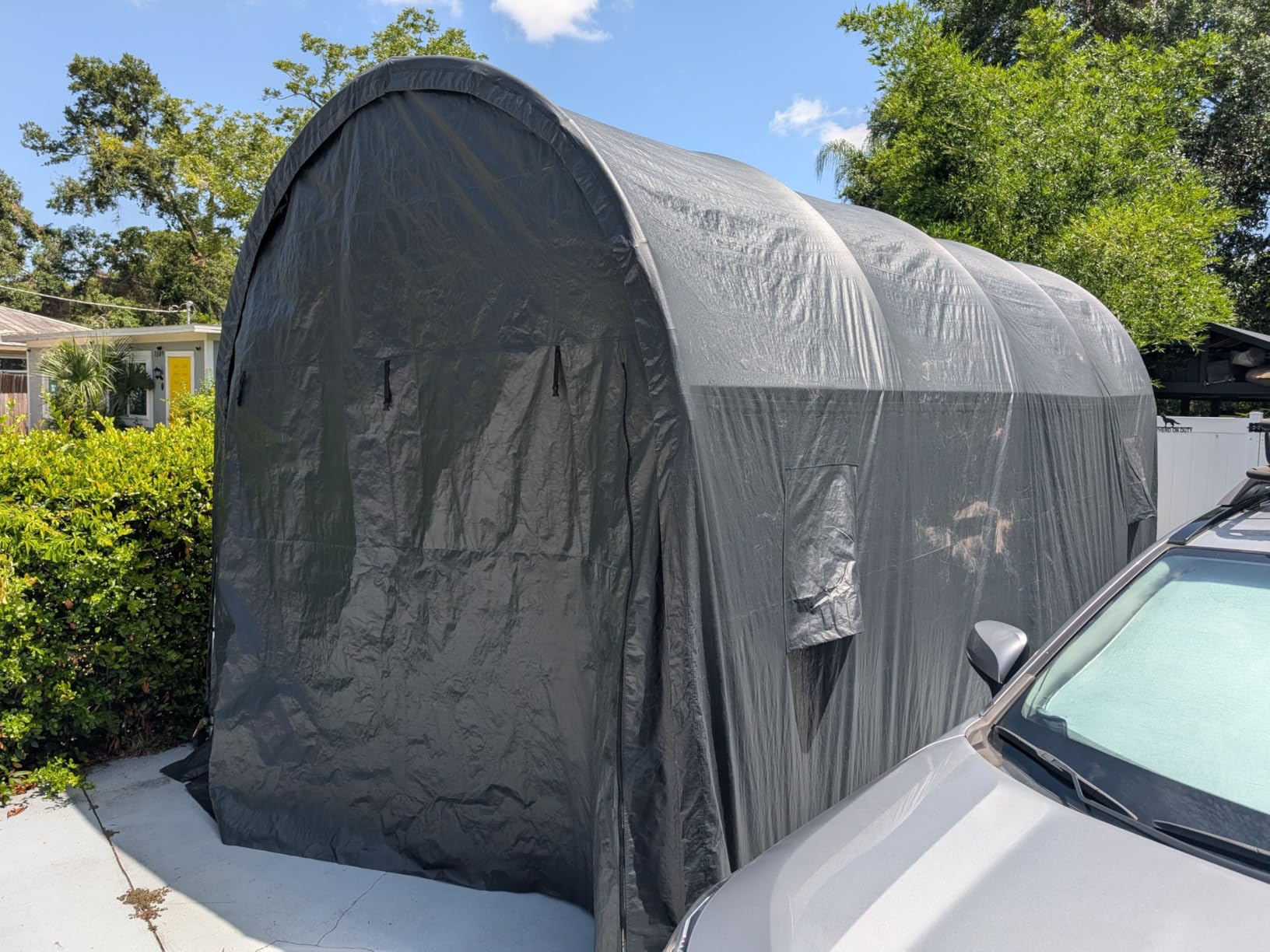 COBIZI Carport Canopy 12x20 Heavy Duty Portable Garage customer photo 2