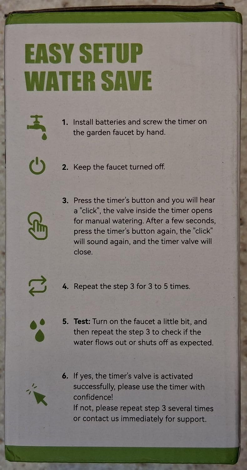 RAINPOINT WiFi Water Timer for Garden Hose, 2027 New Version WiFi Sprinkler Controller, Smart Hose Timer Valve, Automatic Drip Irrigation System/Rain Delay for Garden customer photo 2