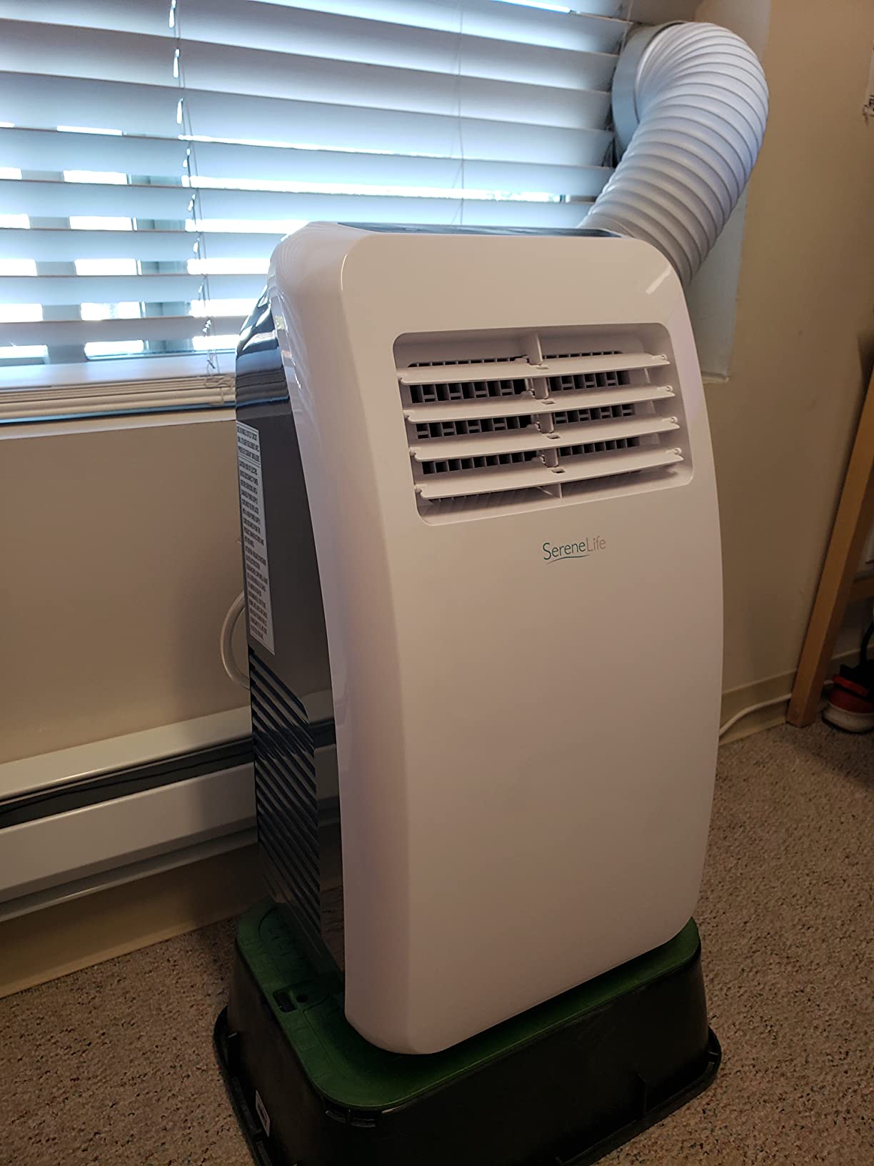 SereneLife 12,000 BTU Portable Air Conditioner with Dehumidifier & Fan | Portable AC Unit with WiFi for Wide Area Climate Control | Compact Standing Air Conditioner with Window Kit customer photo 1