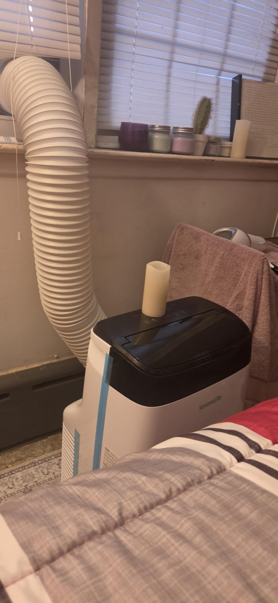 SereneLife 14,000 BTU Portable Air Conditioner with Dehumidifier, Heat, & Fan | Portable AC Unit for Wide Area Climate Control | Compact Standing Air Conditioner with Window Kit customer photo 1