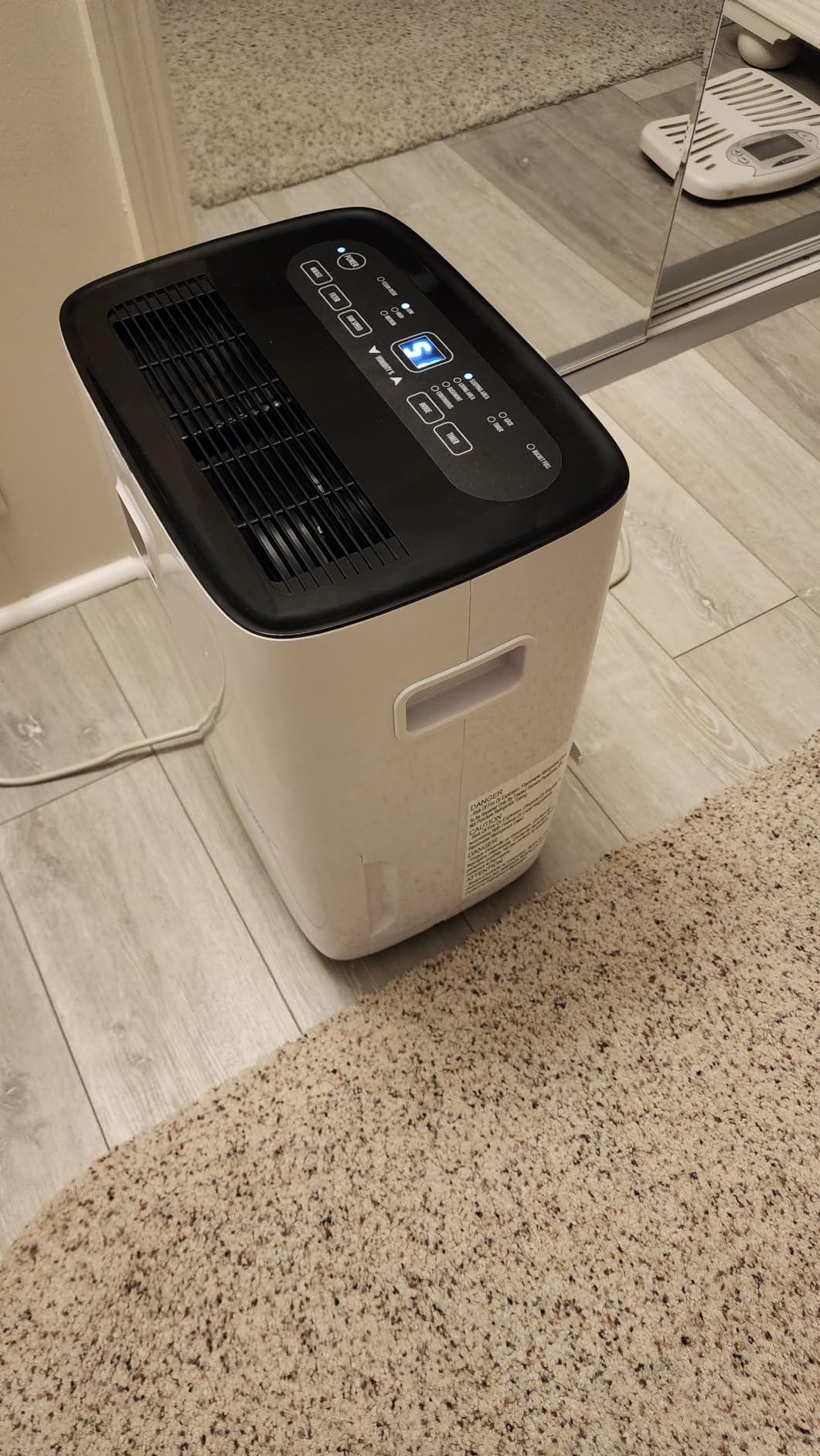 Yaufey 150 Pint Dehumidifier for Basement Home 8000 Sq. Ft. with Drain Hose | Continuous Drain & Large Water Tank 2.11 Gal, Intelligent Humidity Control, Quiet Operation, Auto Shut Off, Timer for Home customer photo 2