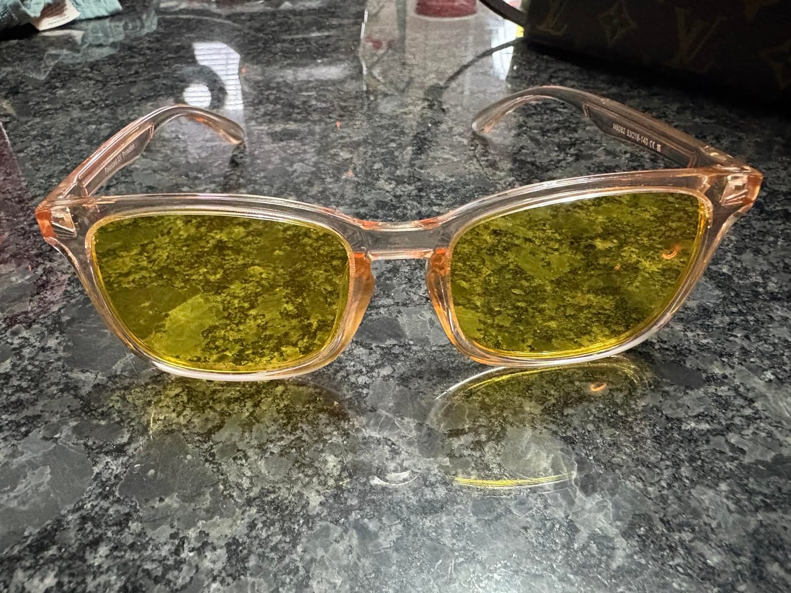 TJUTR Night Vision Driving Glasses for Men & Women, Anti Glare Yellow Lens customer photo 2