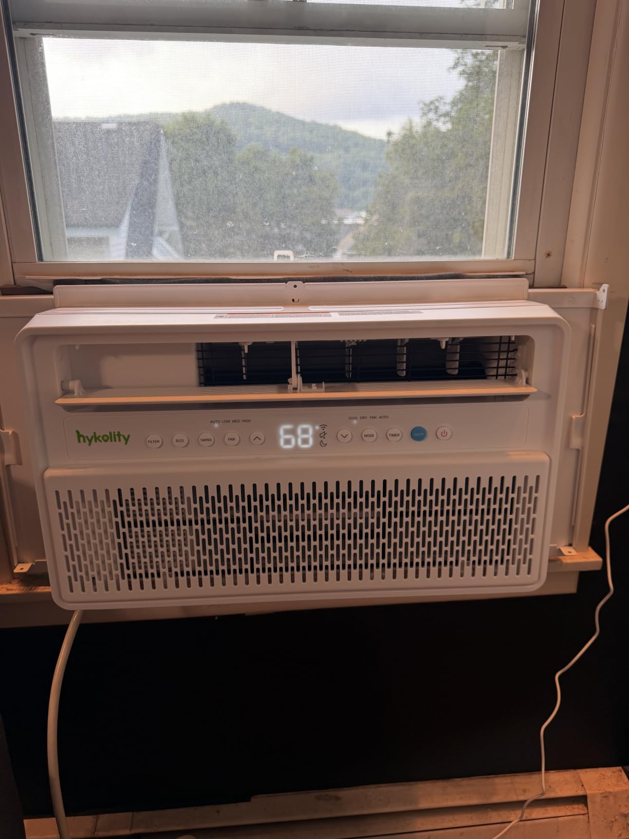 Hykolity WiFi Enabled 10,000 BTU Smart Inverter Window Air Conditioner, 32 dBA Ultra Quiet AC Unit, Energy Efficient Cools up to 450 Sq.Ft, with Remote, Auto/Cool/Fan/Dry/Sleep Modes & 24H Timer​ customer photo 1