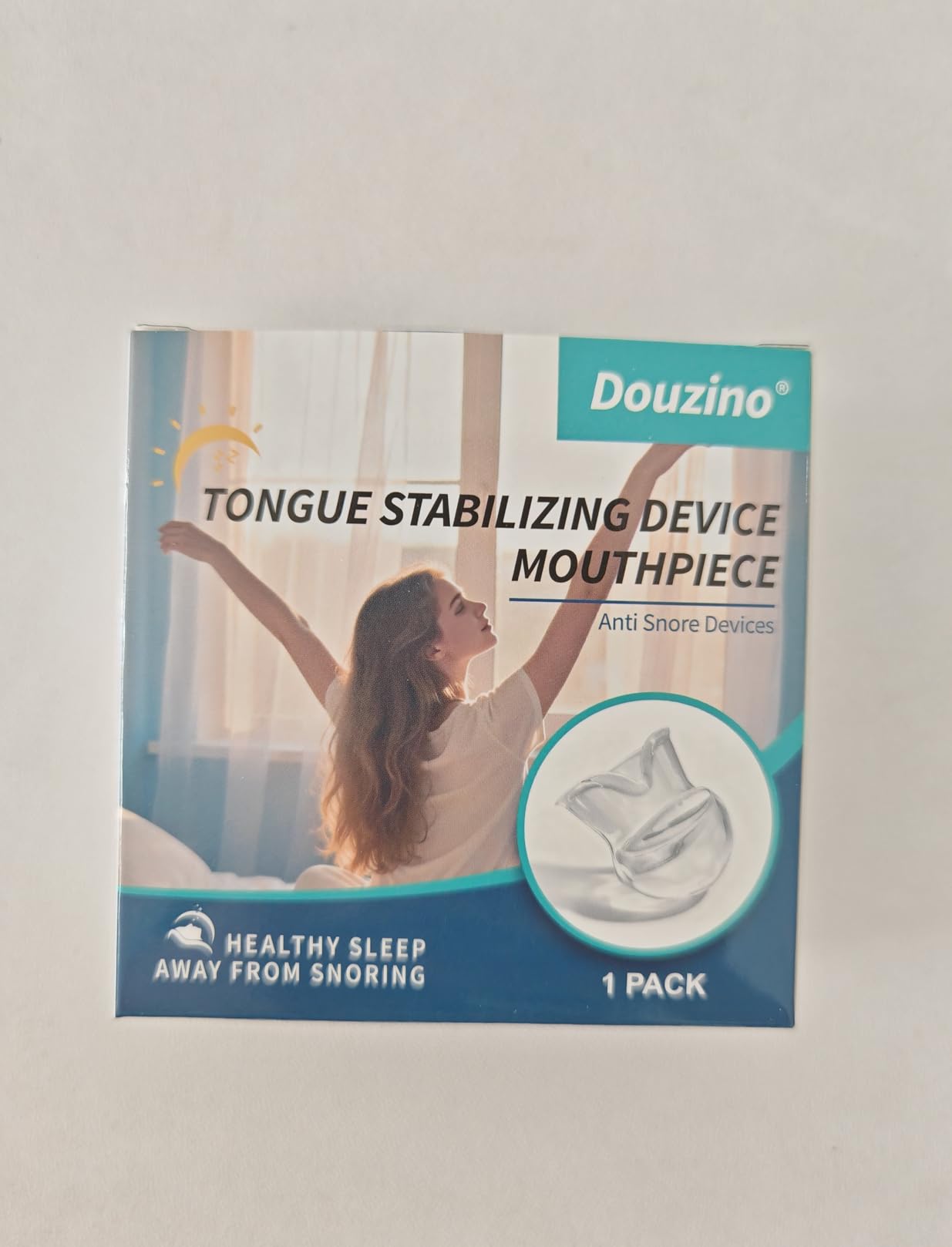 Tongue Stabilizing Device Mouthpiece - Reusable, BPA-Free Snoring Reduction Aid & Soft Tongue Retainer, Suitable for Men & Women (Large) customer photo 1