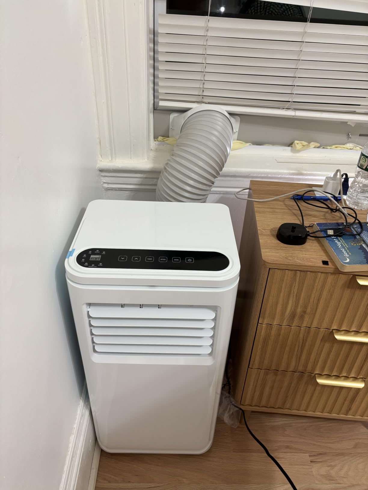 AKIRES 14000 BTU Portable Air Conditioners,3-IN-1 Portable AC Unit With Fan & Dehumidifier,Remote Control,24H Timer,Sleep Modes,Cools Room Up To 700 sq.ft,Suitable for Bedroom,Room, Office,Apartment customer photo 1