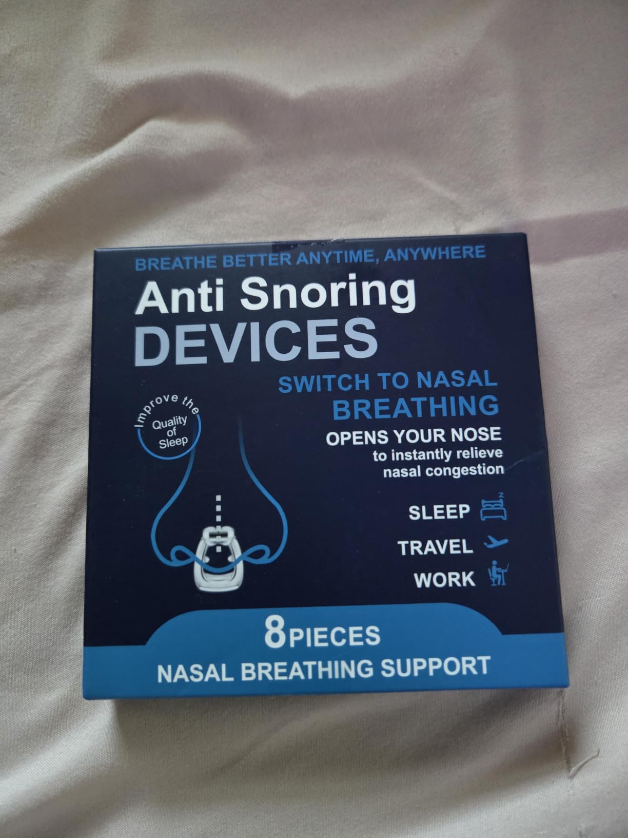 Anti Snoring Devices, 8-Count Snore Stopper Magnet Silicone Nose Clips | Adjustable Silicone Nose Clip with U-Shaped, Reusable and Stop Snoring Solution for Comfortable and Quieter Sleep, 8 Pack customer photo 1
