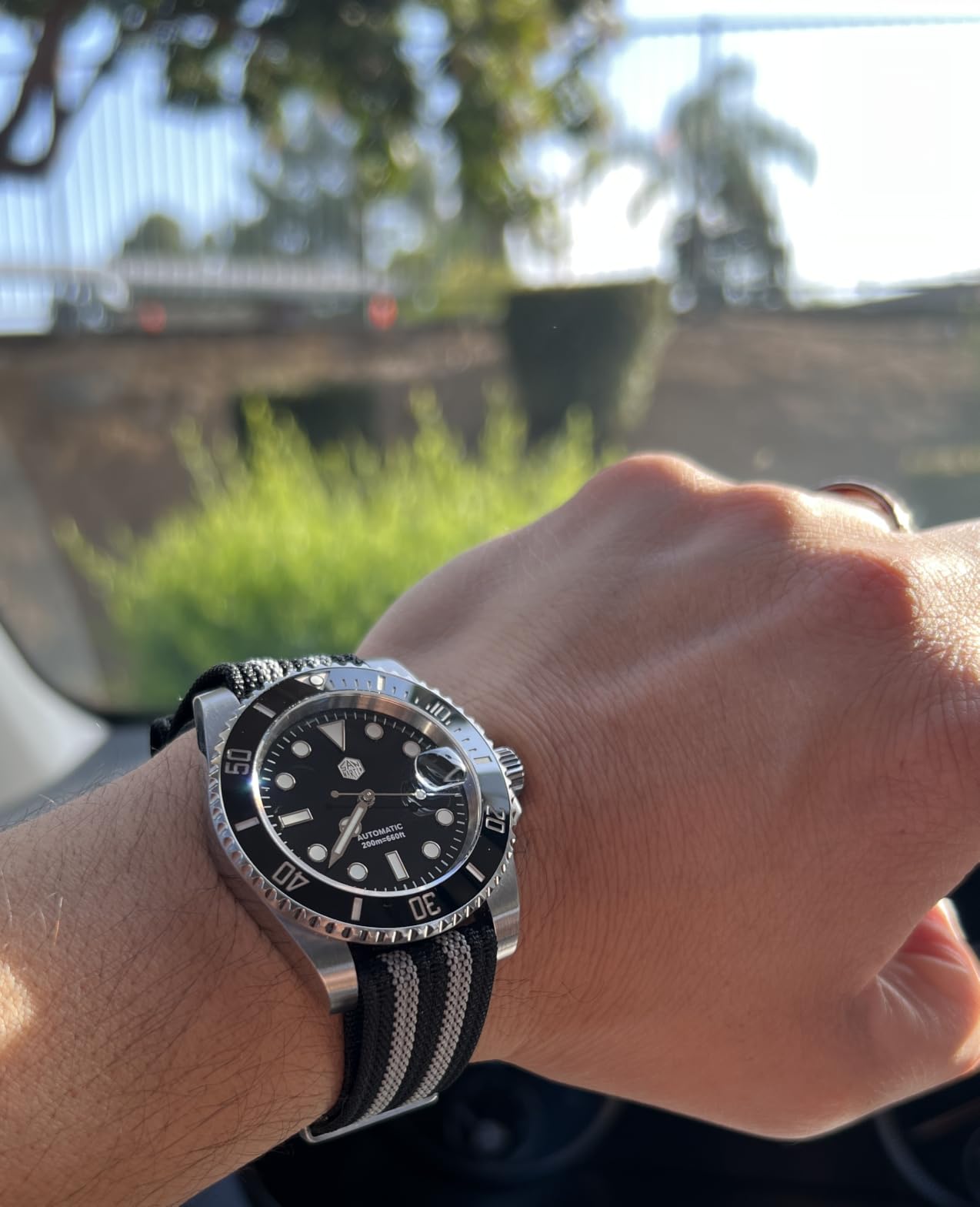San Martin Men Watch SN0017G-F, 40 mm 20 Bar Diver Watch ST2130 Automatic Mechanical Luxury Diving Waterproof Wrist Watch customer photo 1