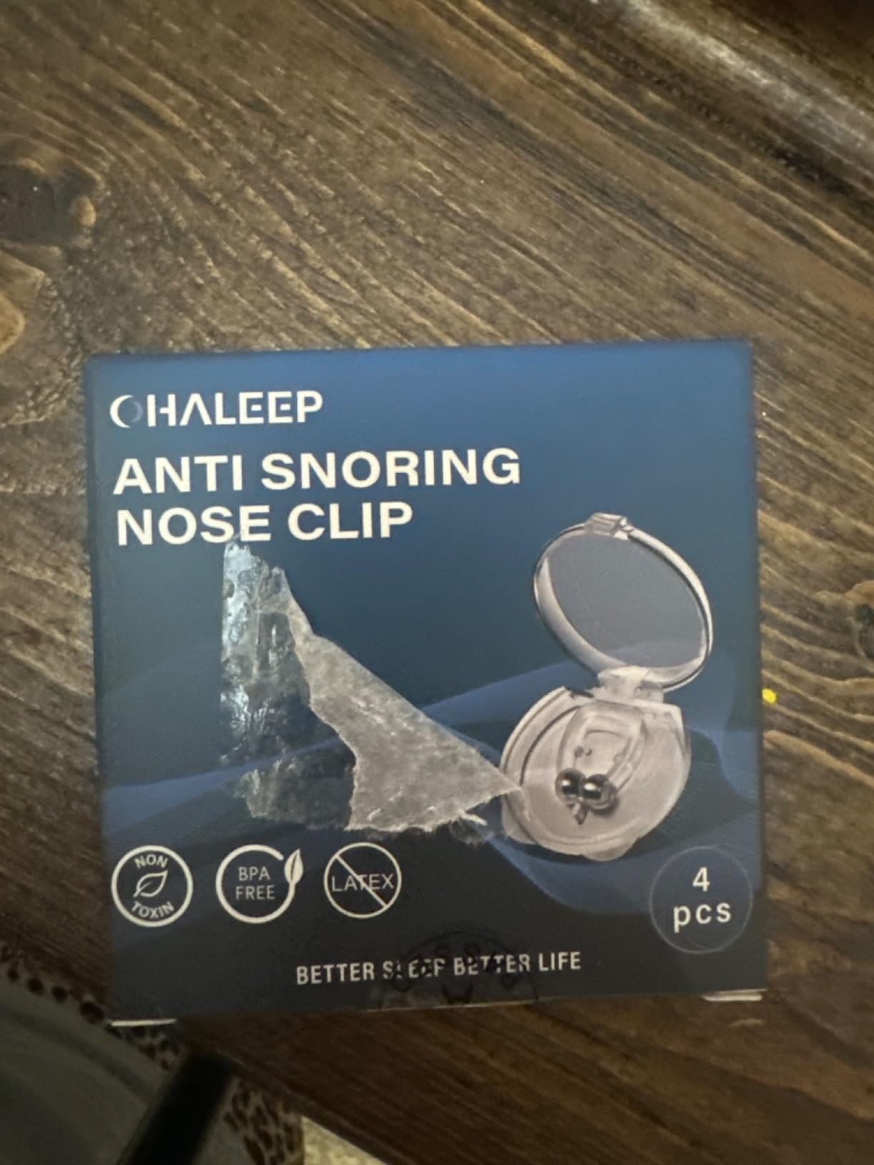 Anti Snoring Devices, Snore Stopper with Adjustable Magnet, Silicone Nose Clip Stop Snoring, Effective to Relieve Snoring, Snoring Solution for Comfortable and Quieter Sleep, Clear customer photo 2