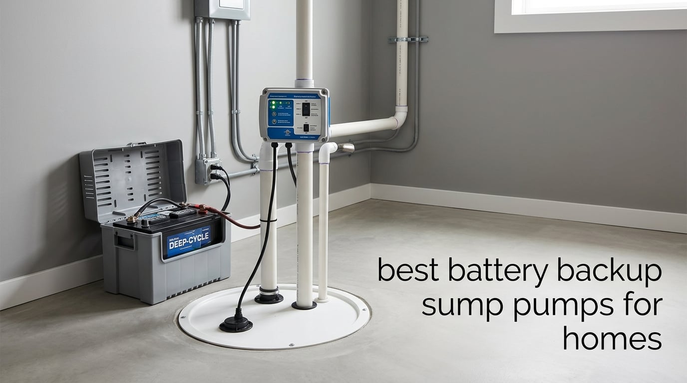 best battery backup sump pumps for homes
