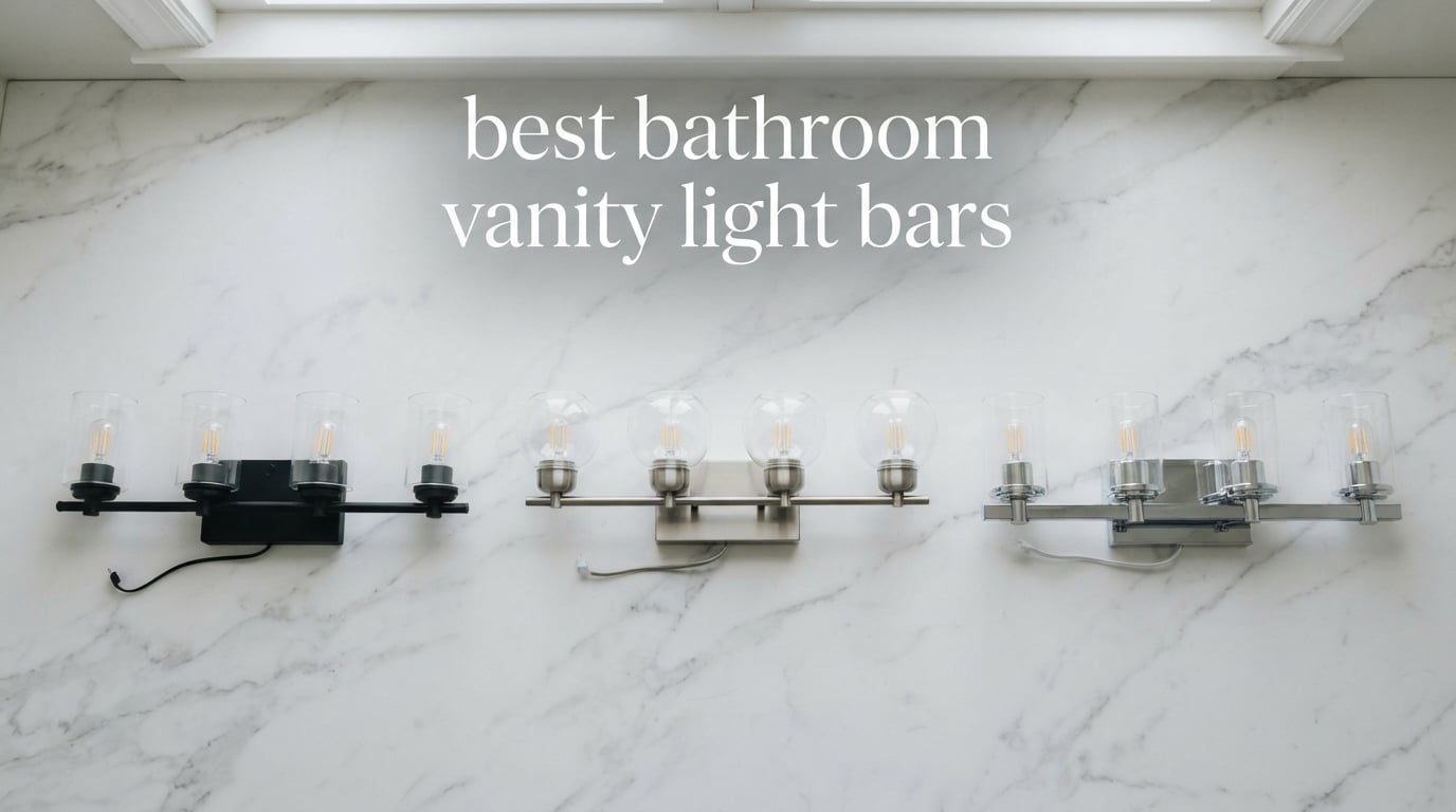 best bathroom vanity light bars