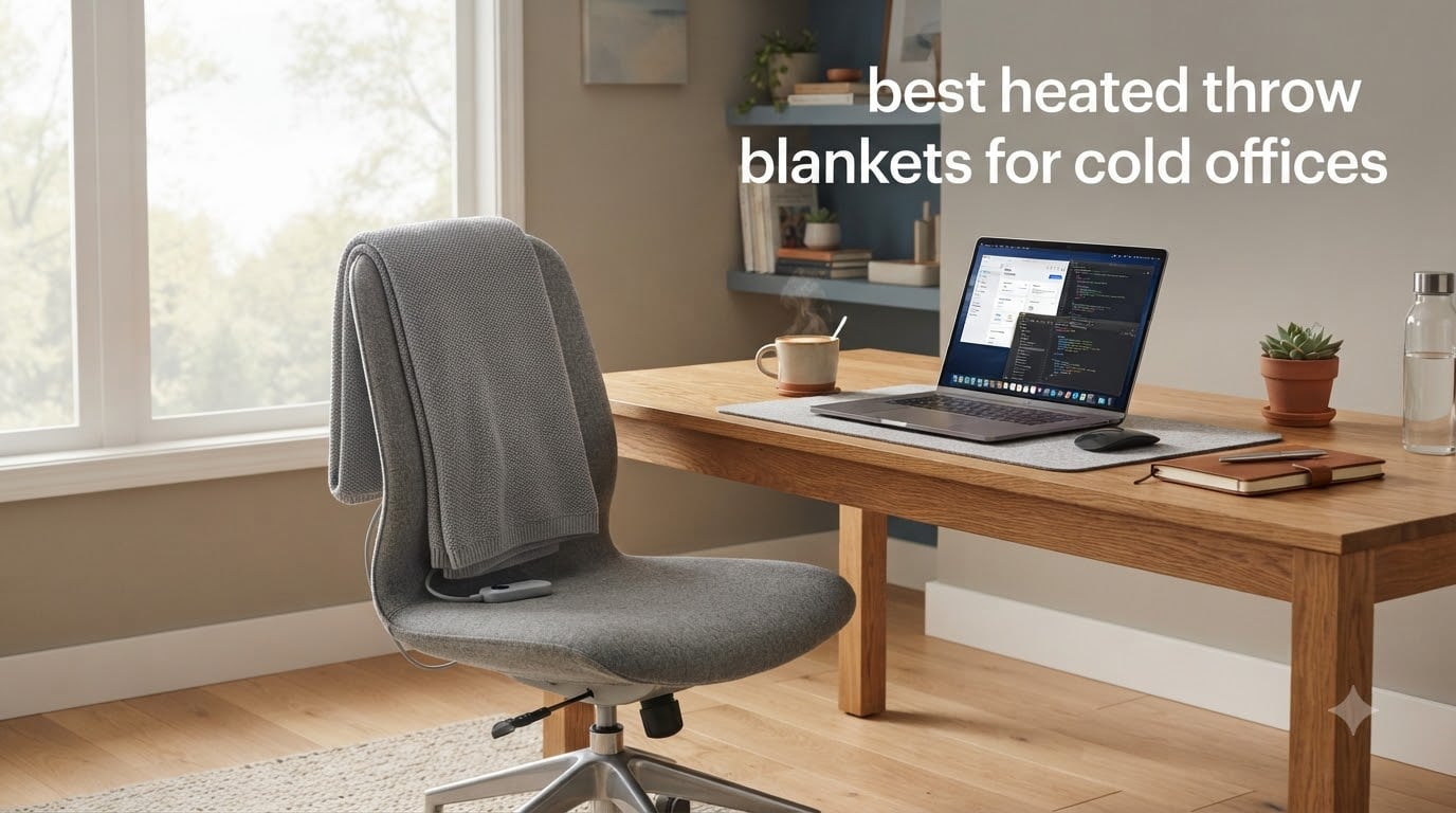 best heated throw blankets for cold offices