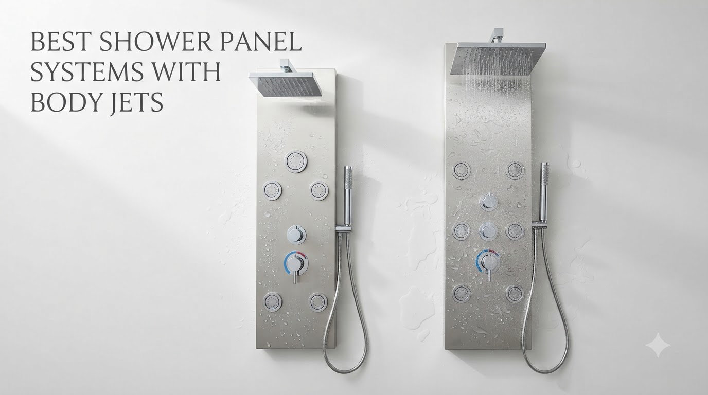 best shower panel systems with body jets