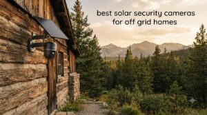 best solar security cameras for off grid homes
