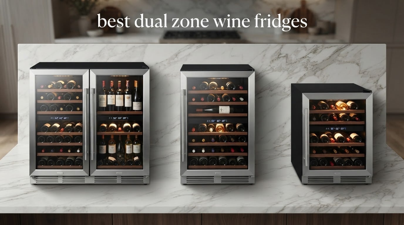 best dual zone wine fridges