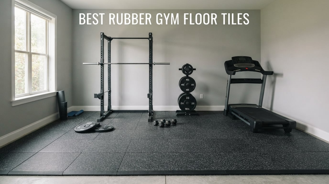 best rubber gym floor tiles