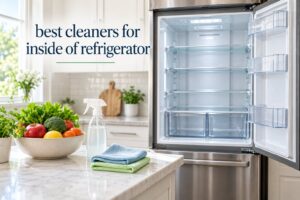 best cleaners for inside of refrigerator